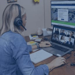 An RIS employee works with other stakeholders to procure parts for a customer's assembly.