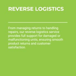 A definition of Reverse Logistics and Refurbishment services at RIS.