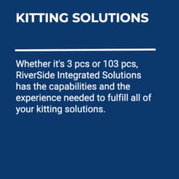 A definition of kitting solutions at RIS.